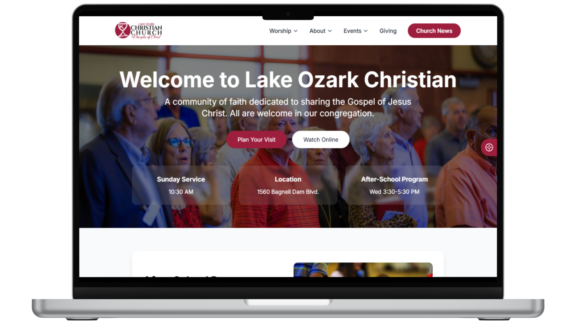 Lake Ozark Christian Church Website